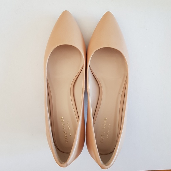 New COLE HAAN Amela Grand Pump 45mm Nude Leather - Picture 5 of 8